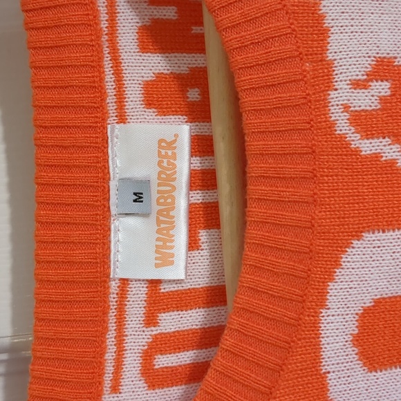 Whataburger 2019 Ugly Christmas Sweater M - Picture 2 of 9